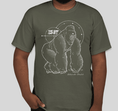 TEG Astral Gorilla Shirt - Military Green Medium